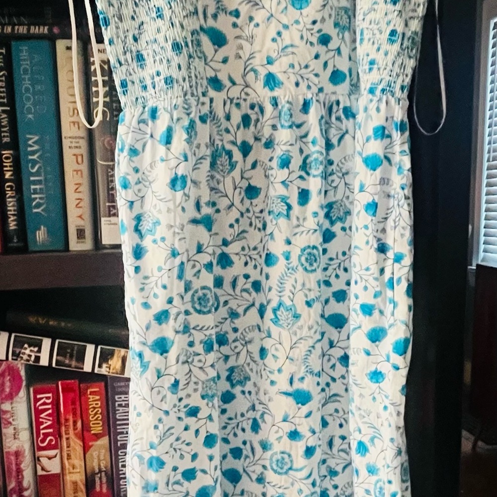 Draper James Blue Floral Dress
